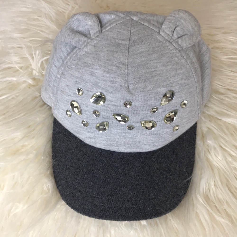 Adorable Cap with Ear and bling